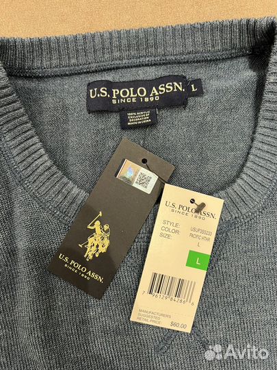 Свитер US polo мужской