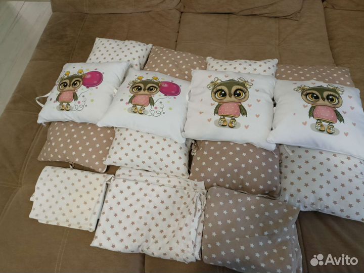 Бортики в кроватку