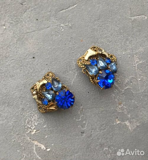 Винтажные украшения СССР клипсы