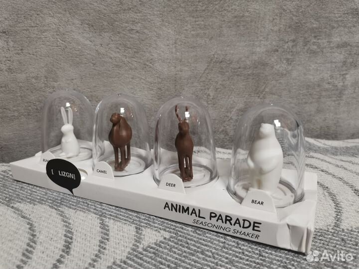 Набор ёмкостей для специй Animal Parade