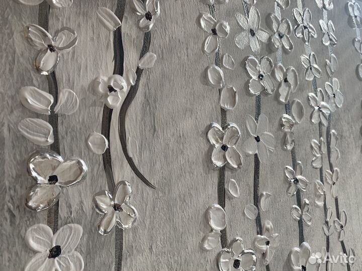 Картина интерьерная на холсте Ноты Души Цветы