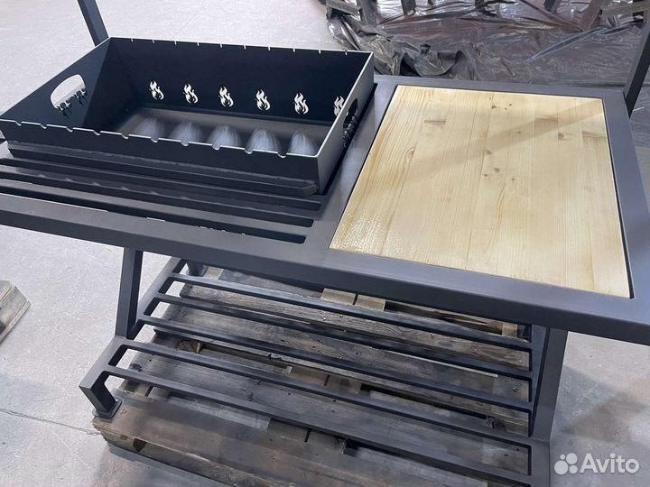 Мангал с крышей