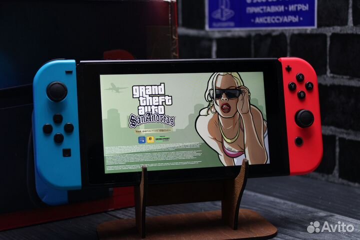 Nintendo Switch Rev2 прошитая