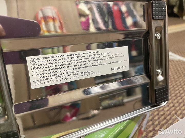 Паста-машина раскатыватель для полимерной глины