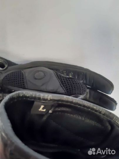 Мото перчатки кожа, L