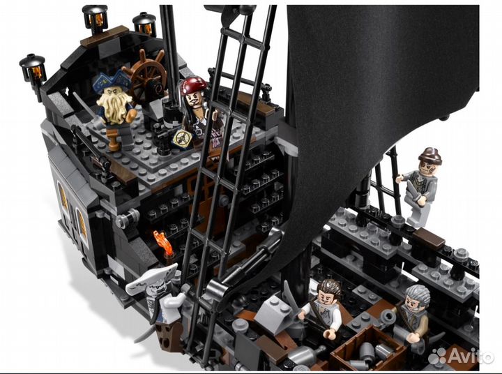 Конструктор Пираты, Черная жемчужина, 875 деталей