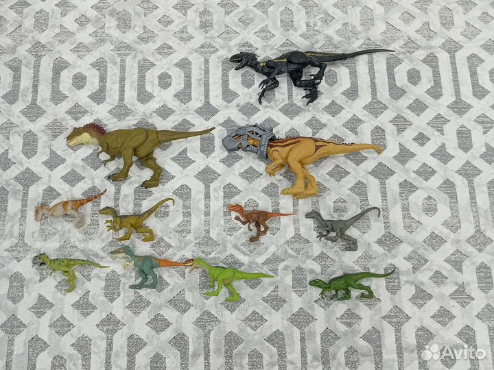 Динозавры jurassic world mattel