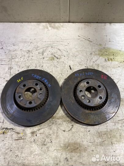 Тормозной диск передний Volvo S80 AS60 B5254T10