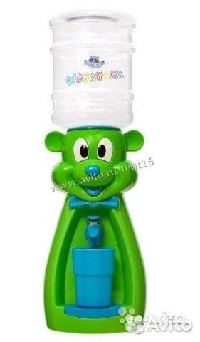 Детский кулер Акваняня зеленый с синим