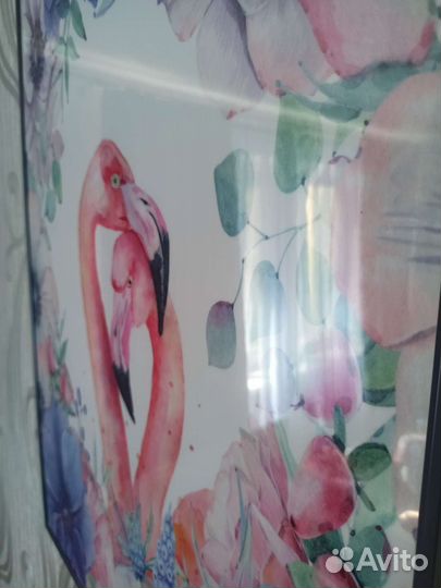 Постер акварель в рамке