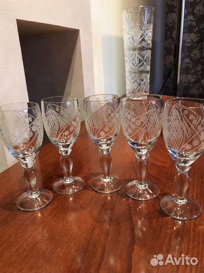 Хрустальные рюмки СССР