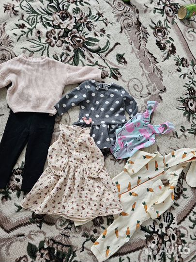 Пакет детских вещей на девочку 74-80