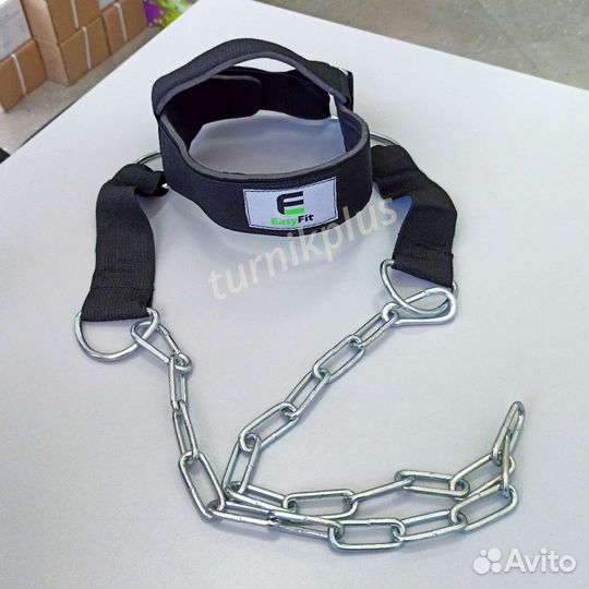 Упряжь для тренировки шеи с цепью неопрен