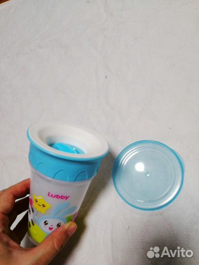 Стакан непроливайка малышарики