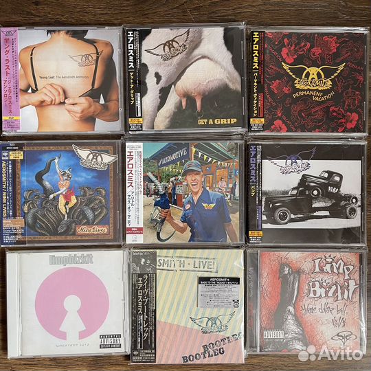 Диски CD фирменные рок из японии 08/23