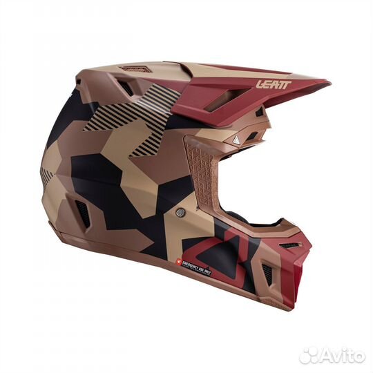 Комплект Шлем Leatt Helmet Kit Moto 8.5 RubyStone