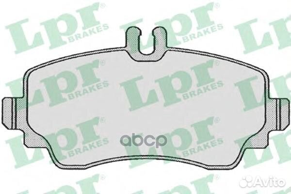 05P670 Колодки тормозные mercedes A-class W168