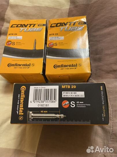 Велокамера continental 29 presta
