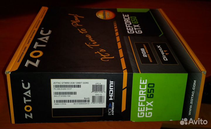 Zotac GeForce GTX650 2GB