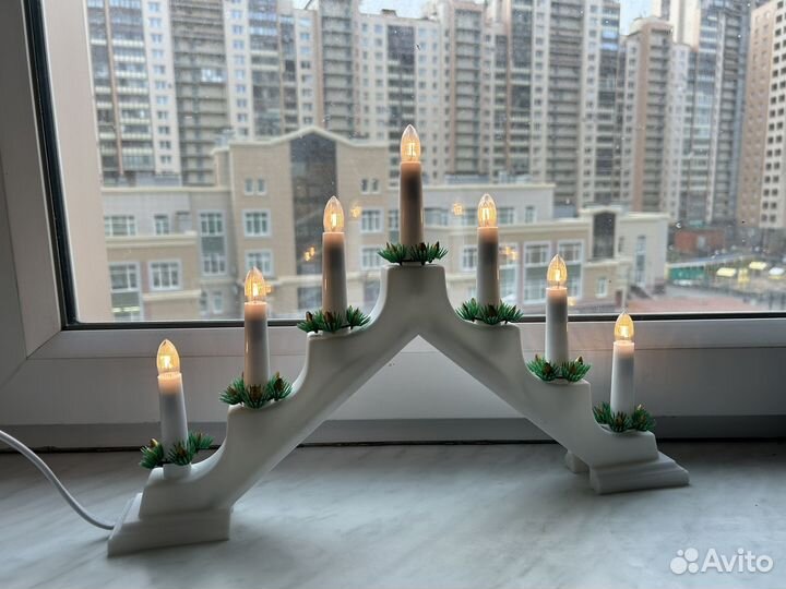 Новогодние свечи (светильник)