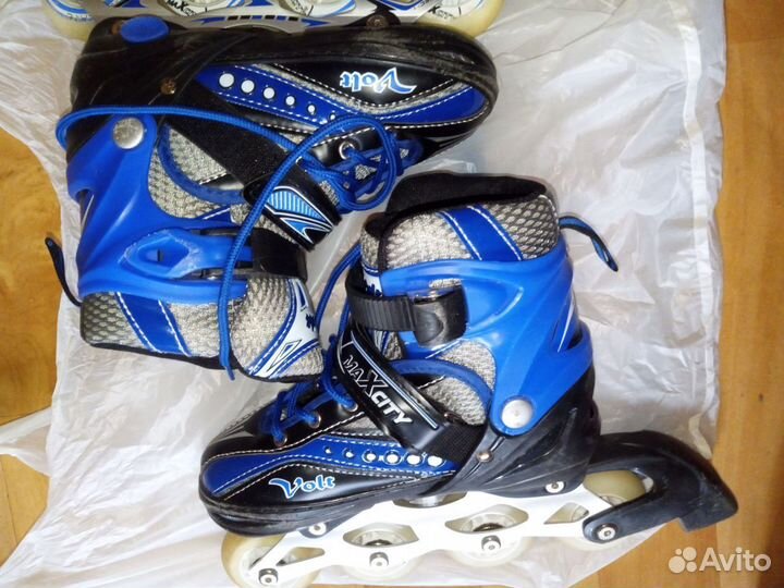 Коньки роликовые детские раздвижные Мaxcity р31-34