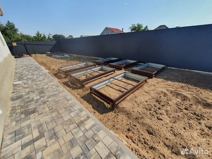 Грядки оцинкованные/клумбы/альпийские горки