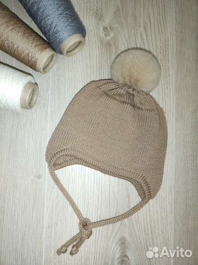 Шапка вязаная детская