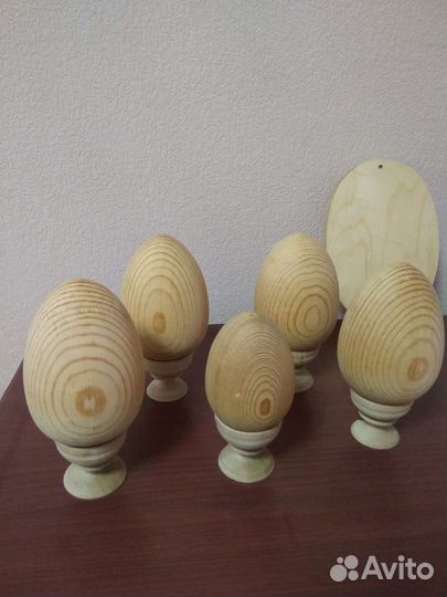 Яйцо с подставкой, заготовка из дерева