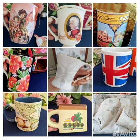 Бокалы разные новые