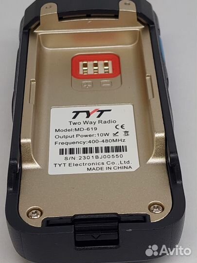 Рация TYT-MD619 UHF AES-256