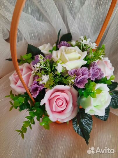 Букет из мыла ручная работа. День мамы