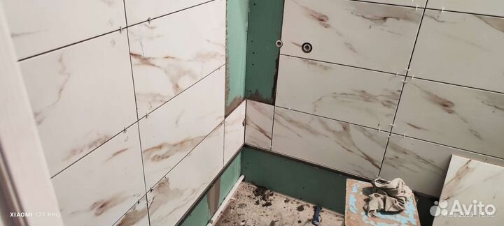 Укладка плитки, сантехника, закупка материалов