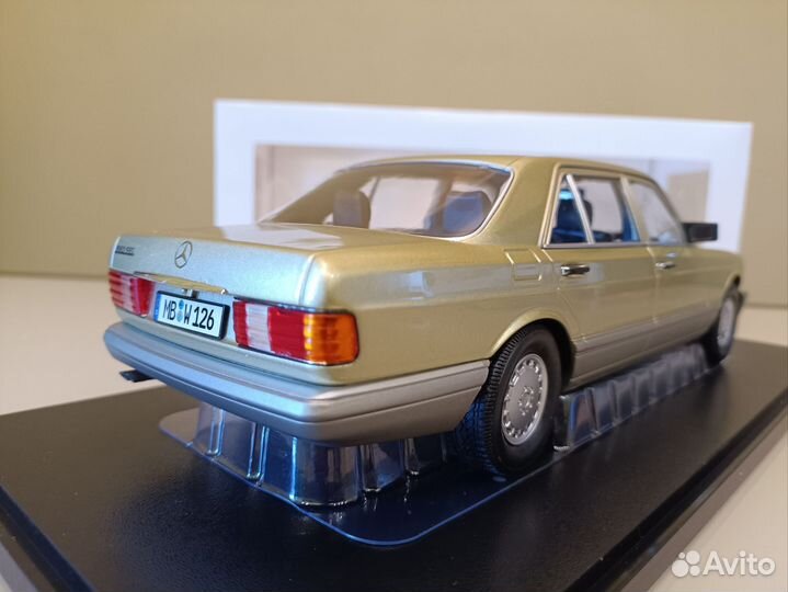 Mercedes 560 SEL W126 (85-91г) Светло- жел.зеленый