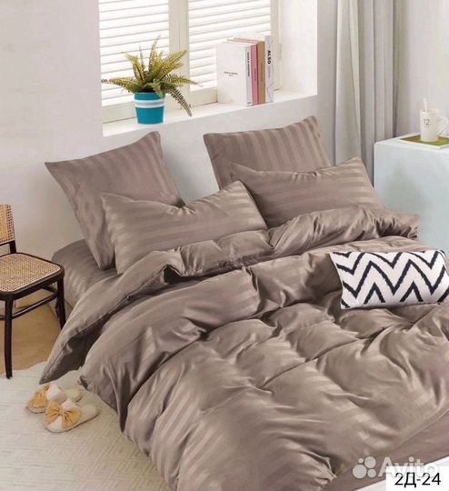 Постельное белье страйп сатин