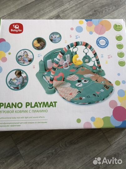 Развивающий коврик с пианино музыкальный