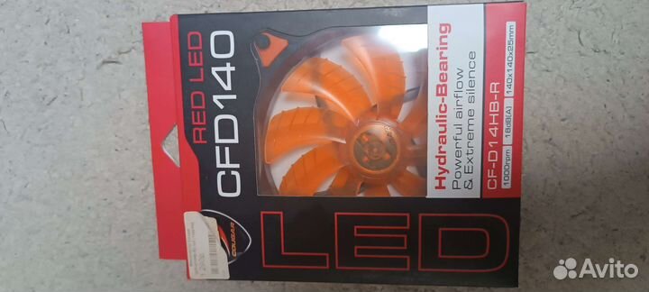 Cougar CF-D14HR-R red 140*140