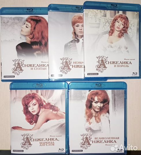 Анжелика полная коллекция Blu-Ray