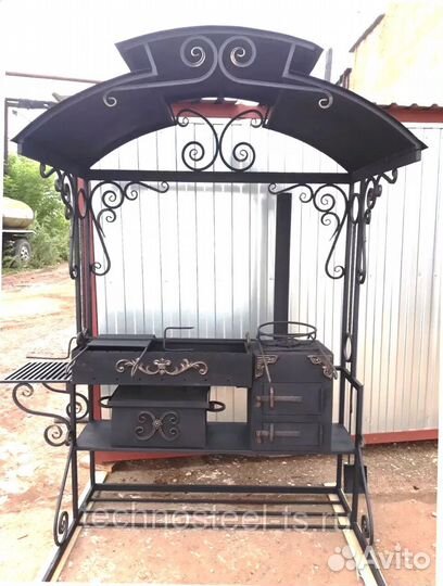 Мангал С крышей