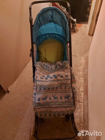 Коляска санки