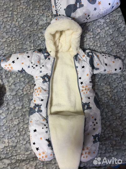 Комплект на выписку зимний