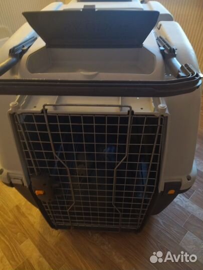 Переноска для собак Skudo 7, 105х76х73 см, серый