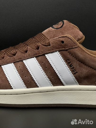 Кроссовки Adidas Campus 00s brown коричневые