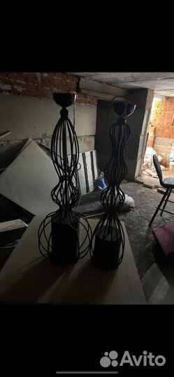 Люстра металлическая лофт