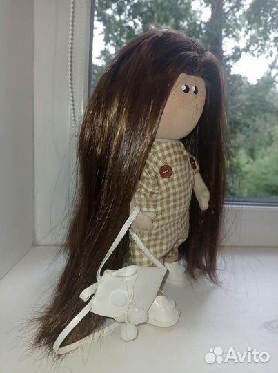 Текстильная куколка интерьерная игровая