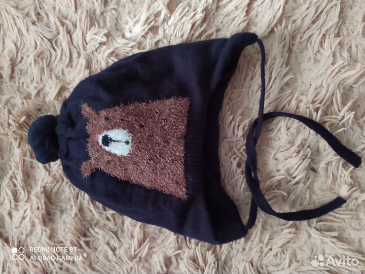 Шапка детская зимняя до года