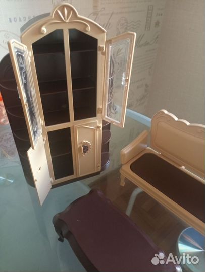 Гостиная мебель Огонек для куклы Барби