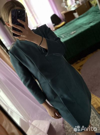 Платье замша