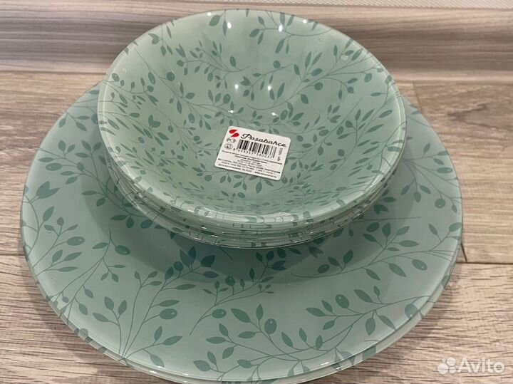 Набор тарелок pasabahce 5 тарелок + 5 салатников