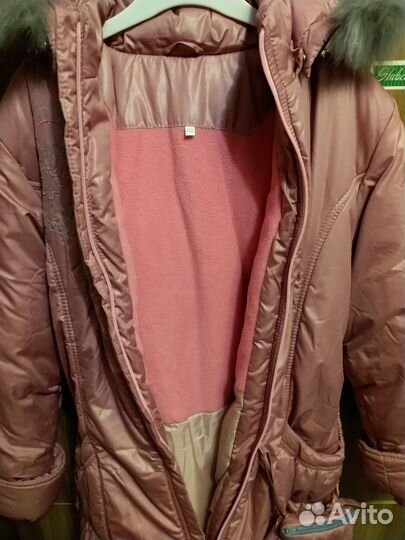 Пальто зимнее 152 см