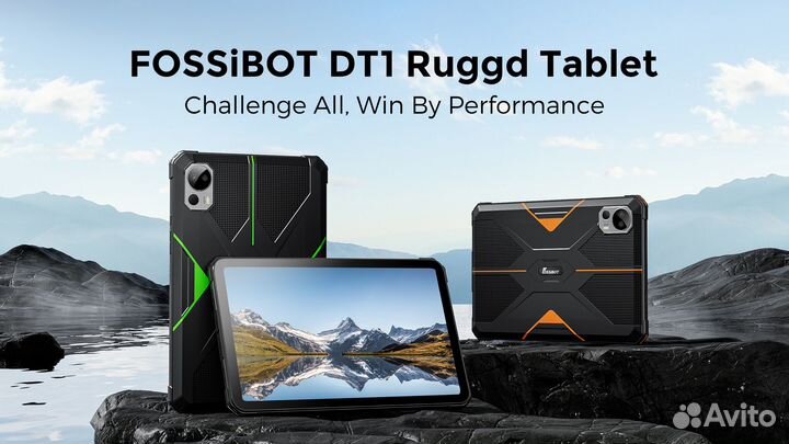 Противоударный Планшет Fossibot DT1 8/256Gb, 10.4